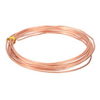 PATIKIL 99.9% Pure Copper Wire for Jewelry Making, 14 Gauge (1.6mm) Copper Craft Wire 9.8 Feet Beading Jewelry Making Supplies for Crafting Wreath Electroculture Gardening - size: 14 Gauge x 9.8 Feet