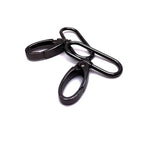 1.5 inch Swivel Lobster Clasp 1 1/2 inch Swivel Clasp Strap Clips Lobster Claw Lanyard Swivel Clasps Black 38mm Extra Large Lobster Clasps Swivel Hooks for Purse 10pcs - color: 1.5 inch Black