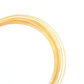 BEADIA 18K Gold Plated Wire 0.8mm 5 Meters Bead Cord for Bracelet Necklace Charm Beading Jewelry Making Findings - size: 0.8mm, style: 18K Gold