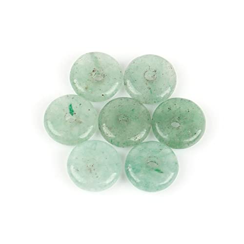 JOE FOREMAN 2x6mm Natural Green Aventurine Jade Semi-Gemstone Heishi Disc Rondelle Spacer Beads for Jewelry Making Full 15" Strand Energy Stone Healing Power Crystal - color: Green Aventurine Jade