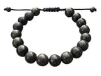 GAF TREASURES Grade A ++ Gemstone Round Bead Adjustable Bracelet 10mm, Genuine Crystal Bead Bracelet, Gift for Men & Women - color: Pyrite