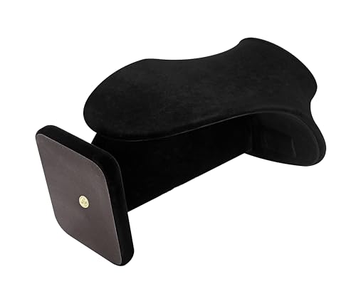 Polmart Modern Necklace Display Bust (Black Velvet, 11 ½”H) - color: Black Velvet, size: 11 ½” H