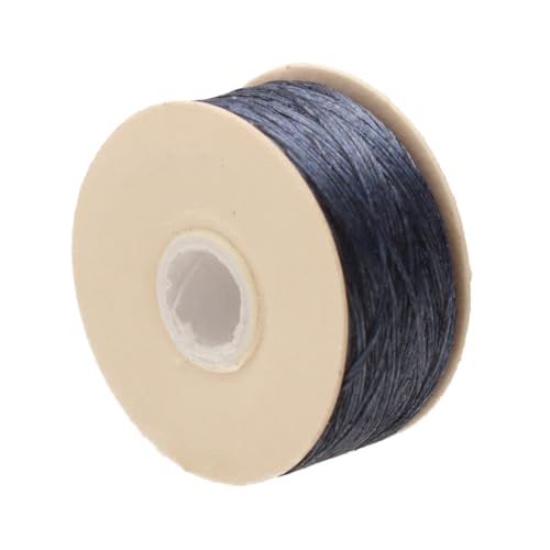The Beadsmith Nymo Thread – 10-Pack Blue Color – Size D, .30mm Diameter, 64 Yard/58.5 Meter Spool – Made of Nylon – Bead Embroidery & Weaving, Off Loom & Loom Work and DIY Craft Projects - size: Size D, 64 Yards, style: Blue