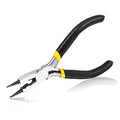 SPEEDWOX Mini Round Nose Pliers with Cutting Edges for Jewelry Making, Small Wire Looping, Multi Use, 5 Inch Tapered Jaw, Micro Pliers, Precision Beading, Hobby Work, Craft - size: Round Nose with Cutter
