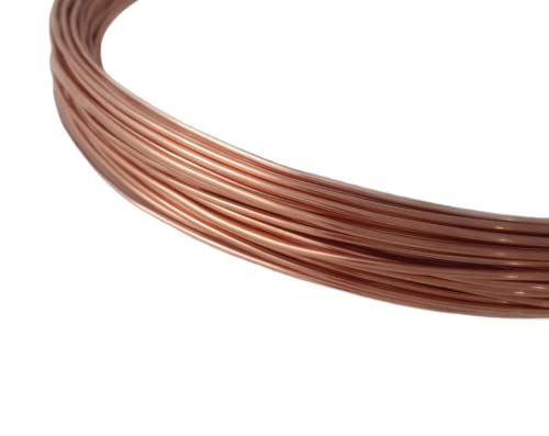 20 Gauge, 99.9% Pure Copper Wire (Round) Dead Soft CDA #110 Made in USA - 1 Ounce (20FT) by CRAFT WIRE - size: 20 Gauge, style: 1 Ounce