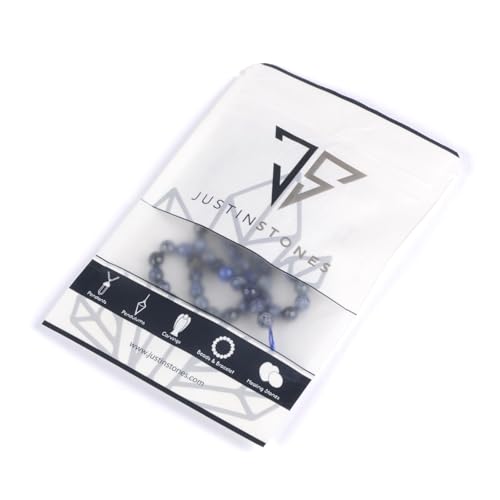 6mm Blue Dumortierite Faceted Gemstone Round Loose Beads Strand 15.5-16" DIY Jewelry Making - color: Blue Dumortierite