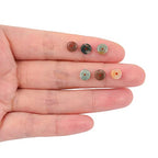 JOE FOREMAN 2x6mm Natural Green India Agate Stone Semi-Gemstone Heishi Disc Rondelle Spacer Beads for Jewelry Making Full 15" Strand Energy Stone Healing Power Crystal - color: Green India Agate