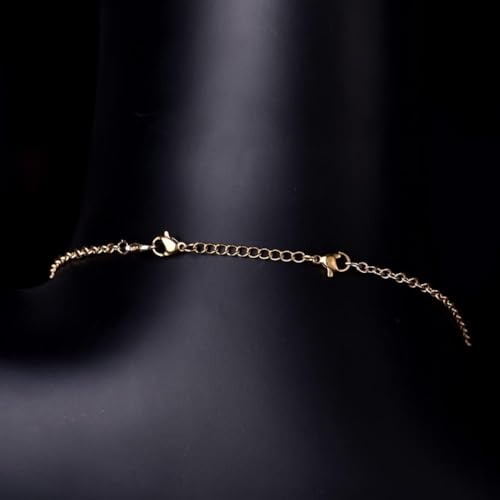 10Pcs Stainless Steel Necklace Extender Chain Links, Gold Necklace Extenders for Bracelet Anklet Stainless Steel Chain Extenders for Jewelry Making 2in 3in 4in 5in 6in (10 Gold) - color: Gold 10pcs