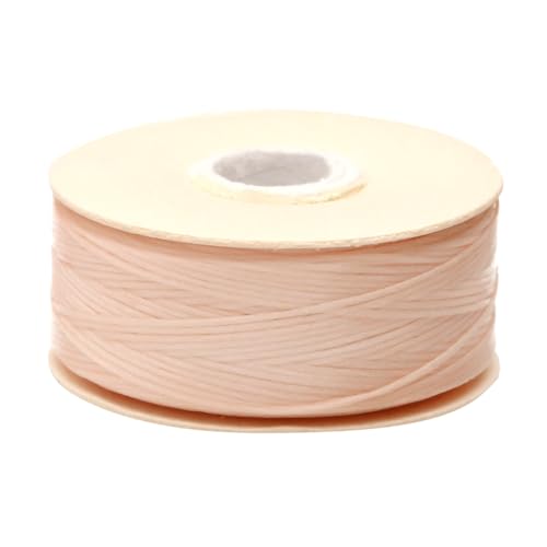The Beadsmith Nymo Thread – 10-Pack Baby Pink Color – Size D, .30mm Diameter, 64 Yard/58.5 Meter Spool – Made of Nylon – Bead Embroidery & Weaving, Off Loom & Loom Work and DIY Craft Projects - size: Size D, 64 Yards, style: Pink