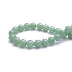 BEADIA Natural Green Aventurine Jade Stone Round Loose Semi Gemstone Beads for Jewelry Making 12MM 32PCS - color: Green Aventurine Jade, size: 12mm