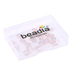 BEADIA Rose Gold Plated Spring Clasps Non Tarnish 7mm 20pcs for Jewelry Making Findings - color: Spring Clasps Rose Gold, size: 7mm