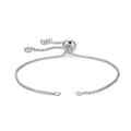 DanLingJewelry 5pcs Adjustable Slider Metal Bracelet Slider Extender Chains with Rhinestone Charms for Jewelry Making DIY 8 Inches(223mm) P - color: StyleⅩ-5 pcs-Platinum