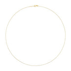 Amazon Essentials Sterling Yellow Gold or Silver Thin 0.8mm Box Chain Necklace - color: Yellow Gold, size: 24"