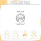 uxcell 2000 Pcs Glass Seed Beads Bulk, 2mm Mini Glass Bugle Beads for DIY Earrings, Necklaces, Bracelets, Jewelry Making, Clear - color: Clear, size: 2mm