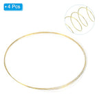 PATIKIL Half Hard Brass Wire, 4Pcs 38Gauge/0.1mm Diameter 10m/32.8ft Pure Craft Wire for Jewelry Making Beading Garden Plants - size: 38Gauge/0.1mm