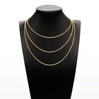 10 Pieces Oval Jewelry Making Chains 18K Gold Plated Necklaces Bulk with Extender Chains - color: Gold Oval