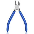 6 Inch Wire Flush Cutter Heavy Duty Wires Cutters with Non-Slip Handle Spring Loaded Side Cutter Wire Cutters for Crafting for Jewelry Making Crafts Electronics Zip Ties DIY Models