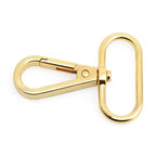 CRAFTMEMORE Snap Hook Swivel Push Gate Lobster Clasps Fashion Clips Purse Making FS10 Pack of 10 (Gold, 1-1/4 Inch) - color: Gold, size: 1-1/4 Inch