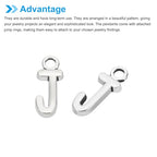 PATIKIL Letter Charm, 50pcs Alphabet Initial Pendant Charm Bulk DIY for Jewelry Making Bracelets Earrings Necklace - style: J