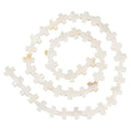 Beadthoven 50pcs Small Cross Beads 8mm Natural Freshwater Shell Beads Easter Pocket Crosses Ocean Summer Loose Spacers Cross Crucifix Bead for Jewelry Making Necklace Bracelet Earrings DIY - color: Shell cross 8mm