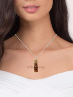 Crystal Necklace Pendant for Women Men - Orgone Necklace Pendant of Healing Crystal for Protection-Spiritual Jewelry - color: Tigers Eye