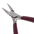 The Beadsmith Chain Nose Pliers – 6-Inches (152 mm) Jewelry-Making Tool w/Polished Steel Head, PVC Comfort Grip, & Double-Leaf Springs