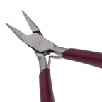 The Beadsmith Chain Nose Pliers – 6-Inches (152 mm) Jewelry-Making Tool w/Polished Steel Head, PVC Comfort Grip, & Double-Leaf Springs