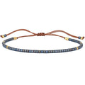 KELITCH Adjustable turquoise bead bracelet single color knitting friendship bracelet fashion jewelry daily wear gift (28 color selection) - color: Grey 04I