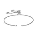 DanLingJewelry 20pcs Adjustable Slider Bracelet Slider Extender Chains with Rhinestones Ends for Jewelry Making DIY 8 Inches(226mm) P - color: StyleⅠ-20 pcs-Platinum
