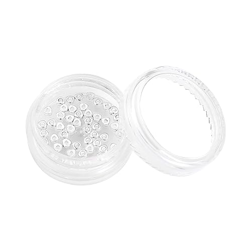 BEADIA Silver Plated Triangle Spacer Beads 2.5x1.5mm 50pcs for Jewelry Making Findings Non Tarnish - color: Silver, size: 2.5x1.5mm Triangle
