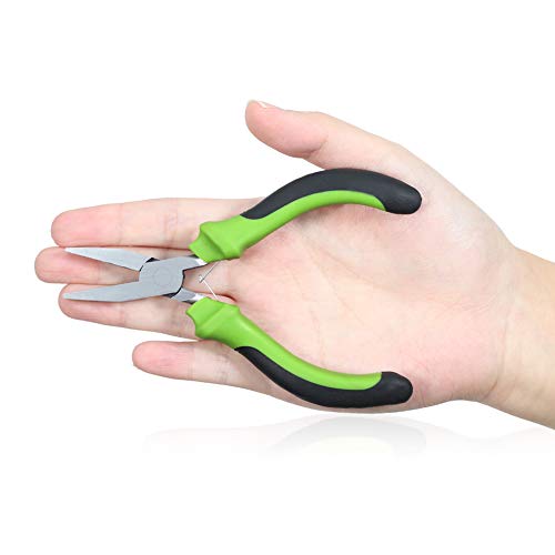 SPEEDWOX Mini Flat Nose Pliers - 5 Inch Fine Pliers for Jewellery Making, Beading, Jewelry Repair & Crafts - style: Flat Nose Pliers