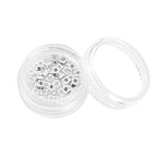 BEADIA Silver Plated Square Spacer Beads 3x1.5mm 50pcs for Jewelry Making Findings Non Tarnish - color: Silver, size: 3x1.5mm Square