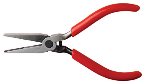 Soft Grip Flat Nose Pliers, 5.5 Inch Carbon Steel Precision Tool Ideal for Jewelry Making and Crafts - style: Flat Nose