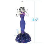 2 PCS Set Jewlery Display Shoe Ring Holder - Mannequin Necklace Display Bracelet Orgaziner (Purple) - color: Purple