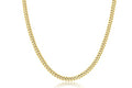 WomenGifts Cuban Link Chain Necklace for Women, Waterproof 14k Gold Silver Plated Chain Choker, Non Tarnish Stainless Steel Jewelry, 3.5/5/6/8/11mm,14/16/18 Inch Thin&Chunky&Thick - color: Gold, style: 5MM-18"