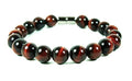 Rose Quartz Bracelet - 8mm Healing Crystal for Love, Unisex - color: 03: Red Tiger, style: B: 6.5-6.9 inches
