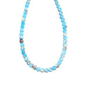 6mm Natural Blue Imperial Jasper Stone Beads Heart Shape Cute Fine Gems Spacer Beads Fit Jewelry Making DIY Exquisite Necklace Bracelet Accessory - color: Blue Imperial Jasper