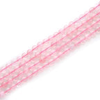 Adabele 15 Inch Natural Rose Quartz Pink Crystal Gemstone 6mm Faceted Flat Round Coin Loose Beads Gem Stone Spacer (57-61pcs) for Jewelry Making GZ13-9 - color: Rose Quartz, size: 15 Inch/1 Strand