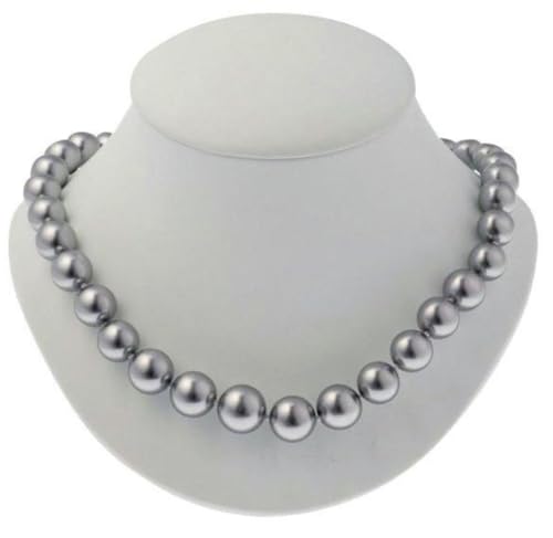 48pcs Adabele AAA Grade 8mm Natural Shell Pearl Loose Round Beads Freshwater Mother of Pearl Nacre 15 inch (Silver) for DIY Craft Jewelry Making SP8-29 - color: Silver, size: 8mm (48pcs/1 Strand)