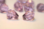 24pcs Adabele Austrian 8mm Faceted Teardrop Loose Crystal Beads Light Violet Compatible with 5500 Swarovski Crystals Preciosa SST-804 - color: Light Violet, size: 8mm x 6mm - 24pcs
