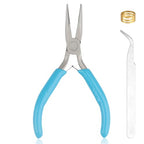 Needle Nose Pliers, Needle/Chain Nose Pliers for Jewelry Making, needle nose pliers for jewelry making - color: Blue-needle Nose Pliers