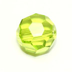 100pcs Adabele Austrian 4mm (0.16 Inch) Small Faceted Loose Round Crystal Beads Light Olivine Green Compatible with 5000 Swarovski Crystals Preciosa SS2R-417 - color: Light Olivine Green, size: 4mm Small (100pcs)