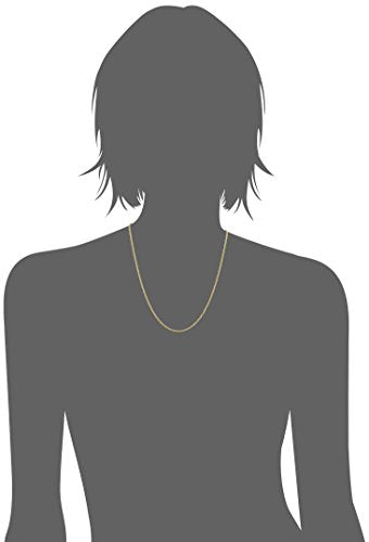 Amazon Essentials Sterling Silver Diamond Cut 14 Inches Rope Chain Necklace - color: Yellow Gold, size: 20"