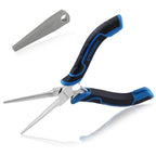 SPEEDWOX 6-Inch Mini Needle Nose Pliers Smooth Jaw with Protective Cover Needle Nose Pliers For Jewelry Making Mini Precision Wire Looping Fine Plier For Jewelry Making Wire Bending Small Object Grip - style: Needle Nose Pliers Smooth Jaw with Cover