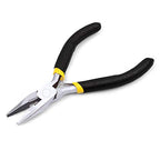 5 Inch Long Nose Pliers with Wire Cutter Smooth Jaws Mini Long Needle Nose Pliers for Jewelry Making Side Cutters Small Beading Pliers Micro Precision DIY Handcraft Tool - size: Chain Nose with Cutters
