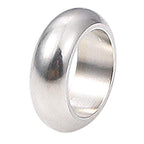 BEADIA Stainless Steel Spacer Beads 6x2mm Rondelle Loose Charm Caps Beads for DIY Jewelry Making 100pcs with 4mm Hole - color: 6x2mm 4mm