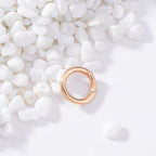 14K Gold Jewelry Clasp Necklace Extender Clasp Bracelet Extension Connector for DIY Necklace Bracelet Anklet Jewelry Making (Style 4-Rose) - size: Style 4-Rose
