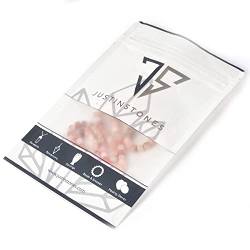 Natural Peruvian Pink Opal Gemstone 4mm Faceted Cube Square Loose Beads 16 Inch for DIY Jewelry Making Beads - color: Peruvian Pink Opal