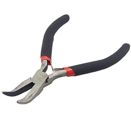 2 Pack Bent Nose Pliers for Jewelry Making Beading Repair Supplies-5 inch - style: Bent Nose