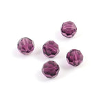 50pcs Adabele Austrian 10mm Faceted Loose Round Crystal Beads Amethyst Compatible with 5000 Swarovski Crystals Preciosa SS2R-1011 - color: Amethyst, size: 10mm (50pcs)